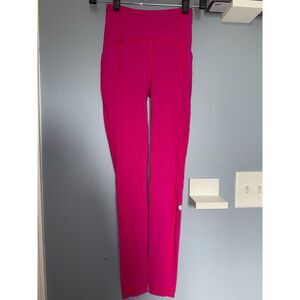 Lululemon Align High Rise Sonic Pink Leggings W/Pockets | Size 0 | Activewear
